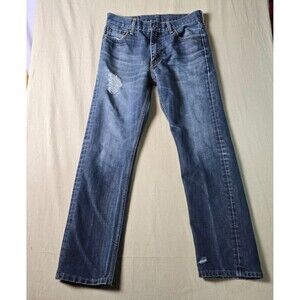 LEVI'S 513 Jeans Mens (30 Inch‎ Waist) (30 Inch Leg) Fit Blue